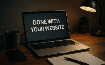 What to Do When You’re Done With Your Website and How to Avoid Losing Access